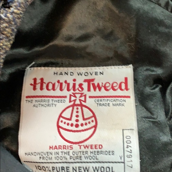 Vintage Harris Tweed Newsboy Cap - Picture 4 of 4